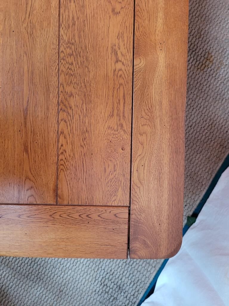 Solid elm coffee table