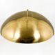 suspension laiton et opaline - Suède années 60-70