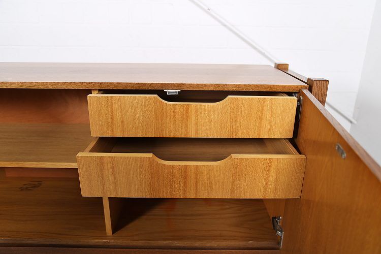 Vintage 60's German oak sideboard