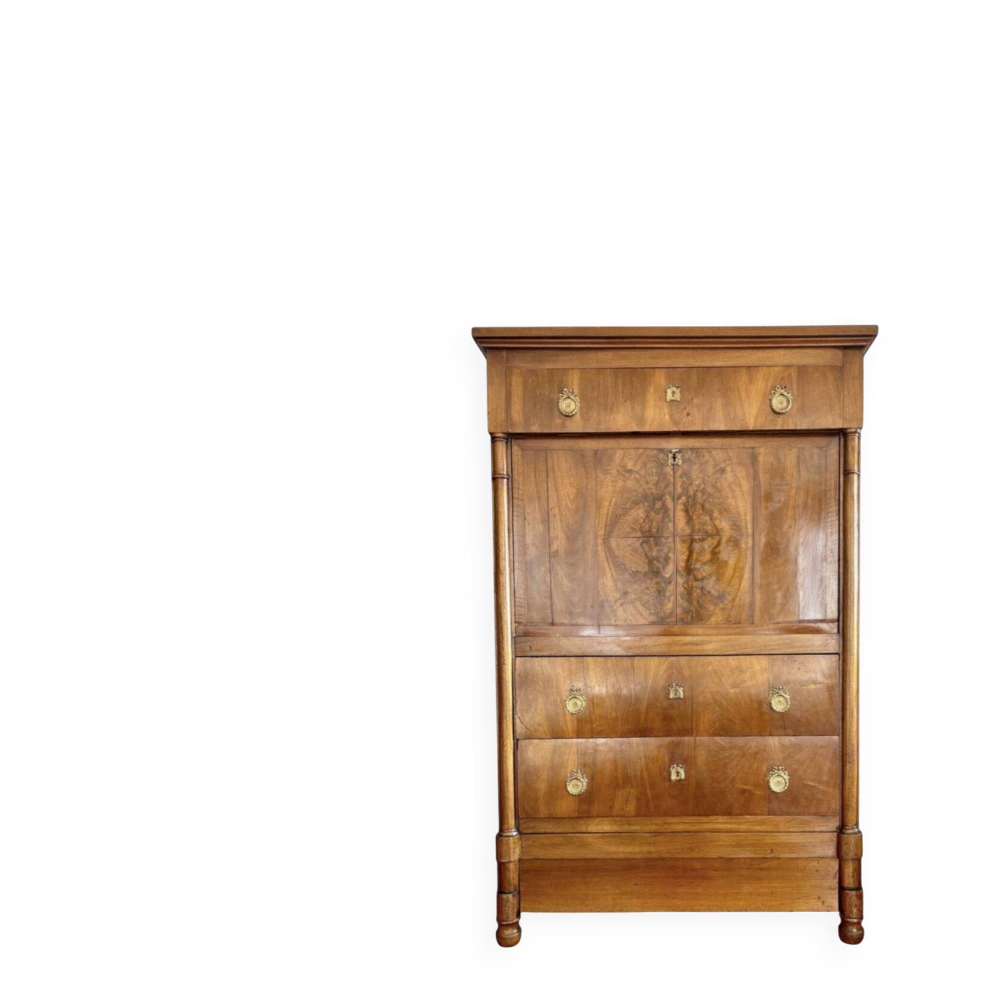 Empire walnut secretary