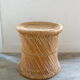 Stool in rattan and rope, 60 years