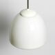 Beautiful large original Mid Century Bauhaus opal glass ceiling lamp