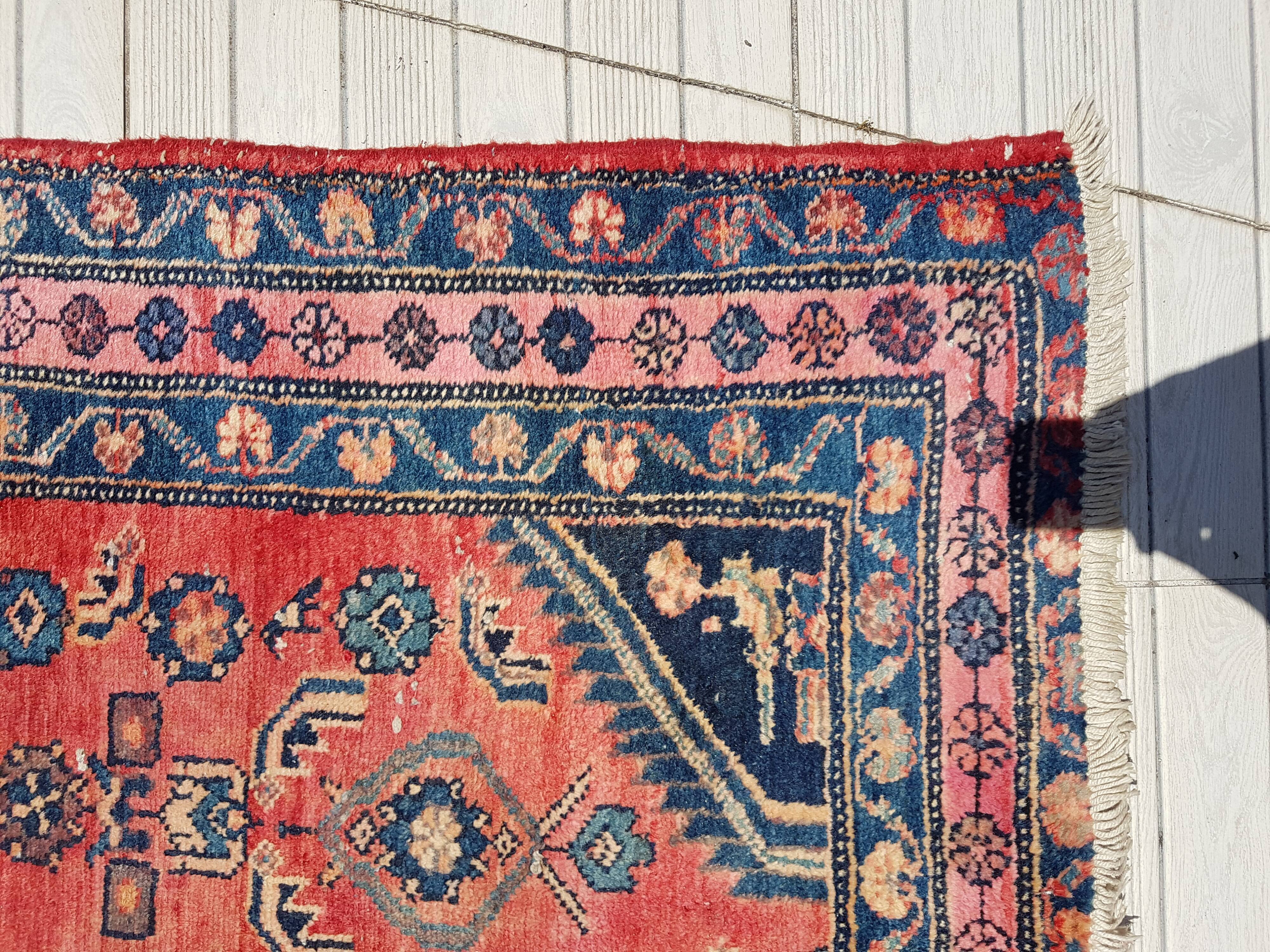 Handmade Persian carpet 138x211cm