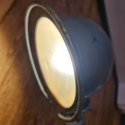 Blue jielde lamp two arms