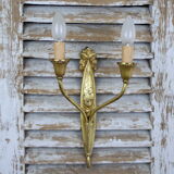 Pair of  art deco wall lamps