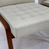 1970s Ludvik Volak Pair of Side Chairs by Drevopodnik Holesov , Czechoslovakia