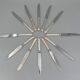 Cutlery set in metal ravinet d'enfert model dauphin 109 pieces