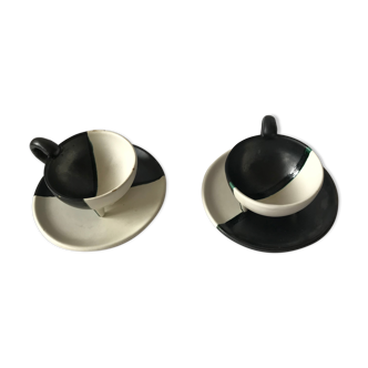 Tasse Vallauris signée luc