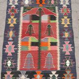 Handmade small kilim rug