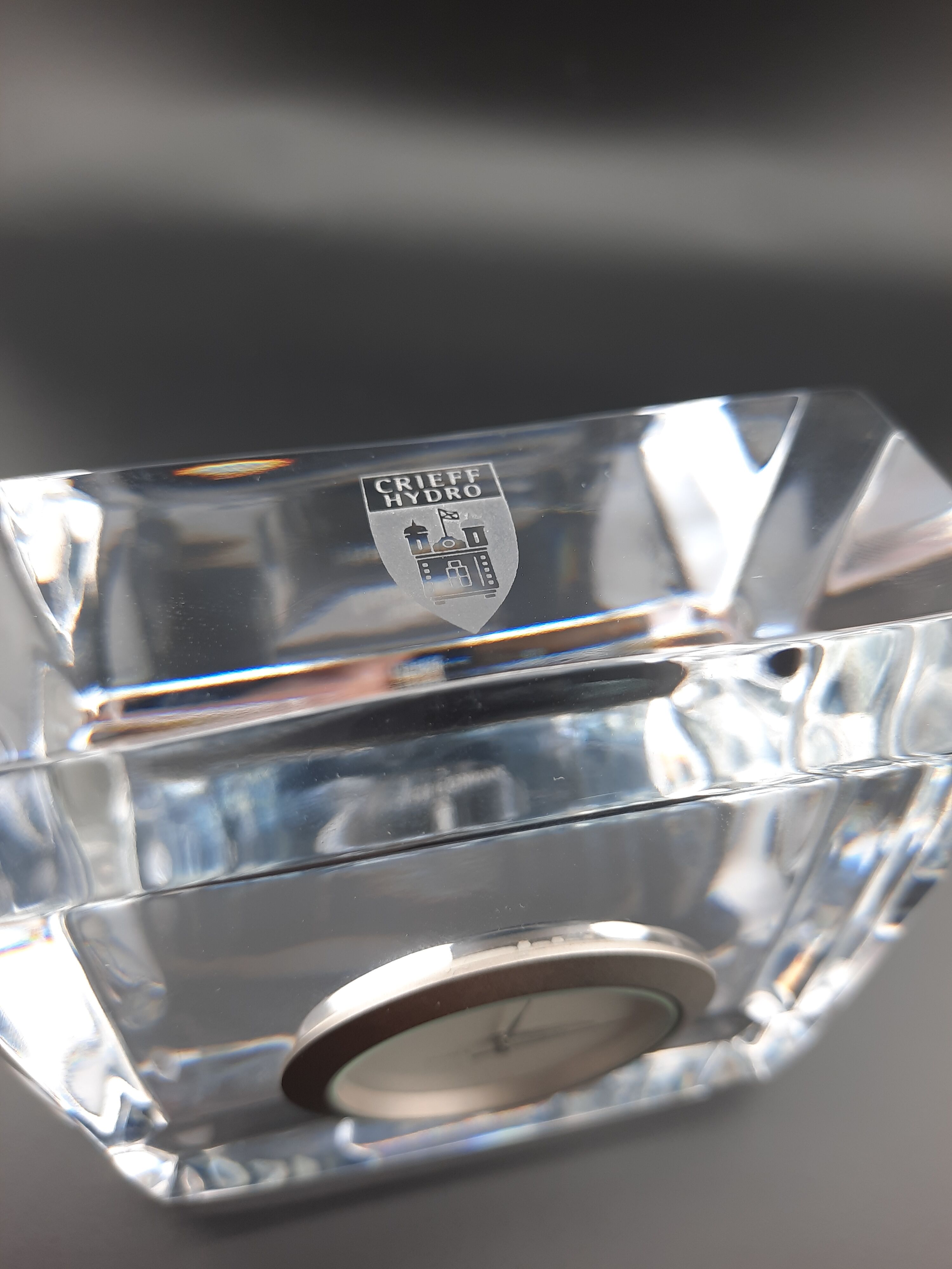 Waterford crystal glass Jasper Conran clock