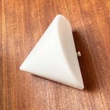 Wall lamp in glass from the Postmodern T+L Royal Typ L 133 series by Keuco, 1980s.