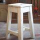 Vintage stool, farmhouse oak wood stool, accent stool, interior decor, wooden stool