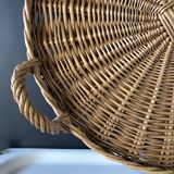 Large rattan tray