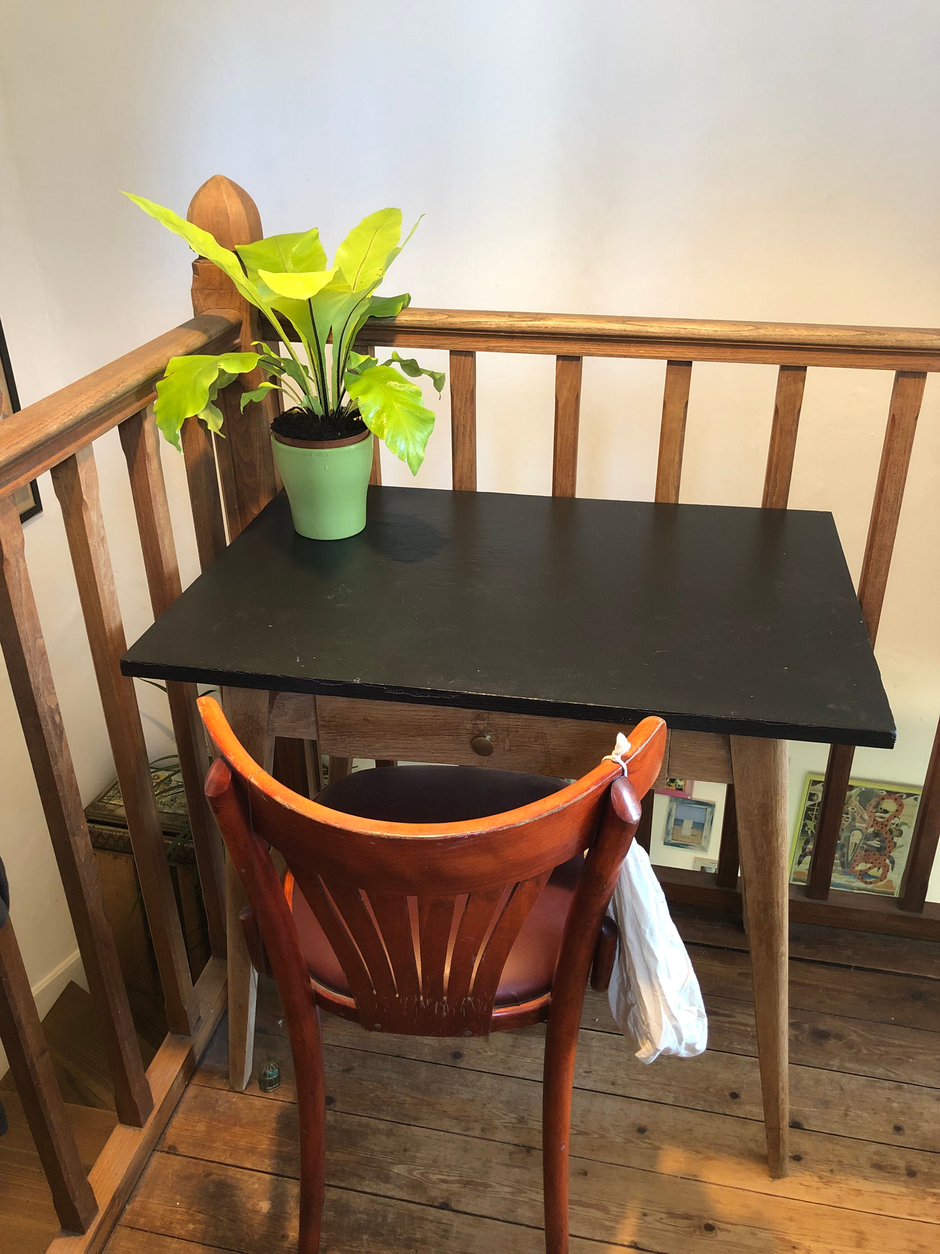 Wooden kitchen table