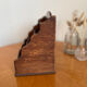 Porte-courrier en bois vintage