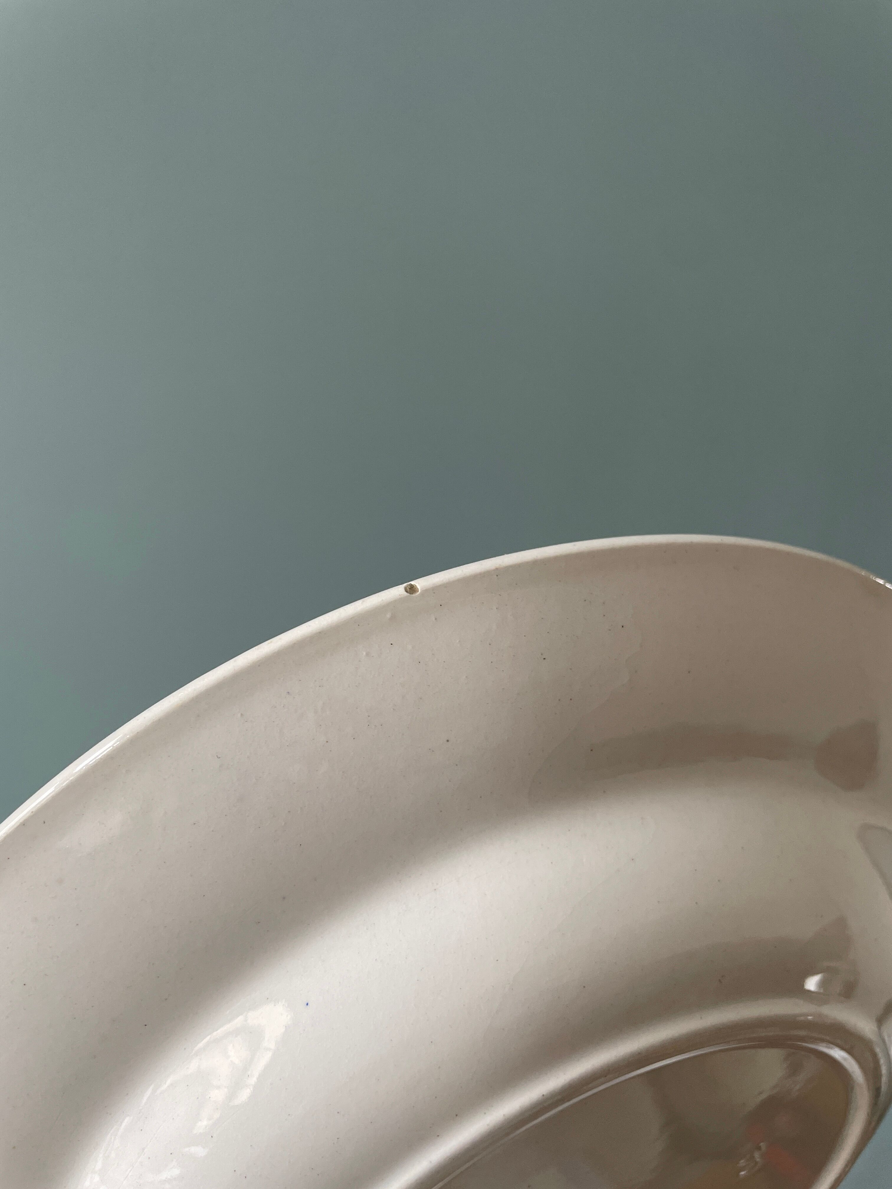 Set of 9 hollow plates 1900 "Butterfly" FF Pexonne