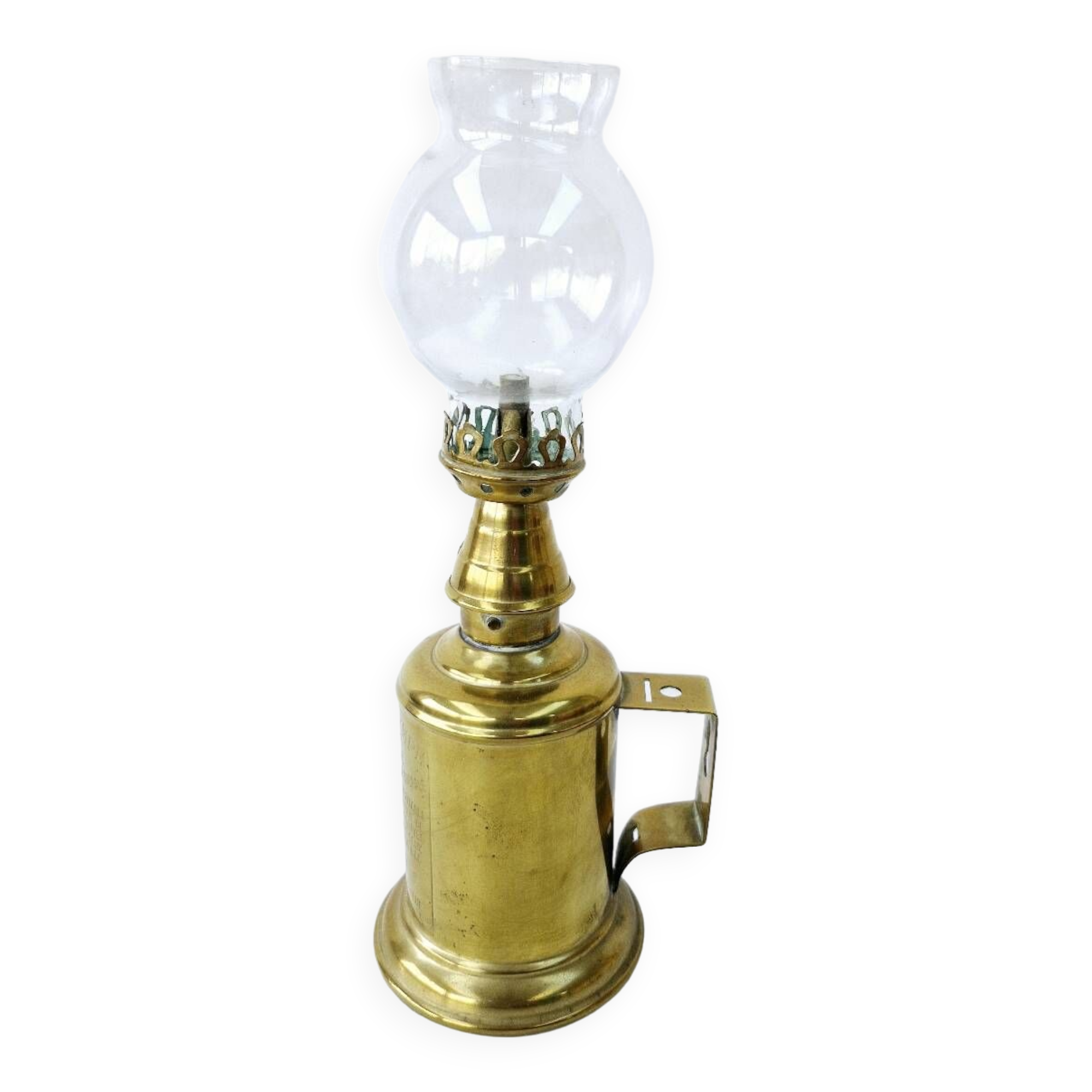 Olympe lamp genuine 1860 pigeon lamp type brass