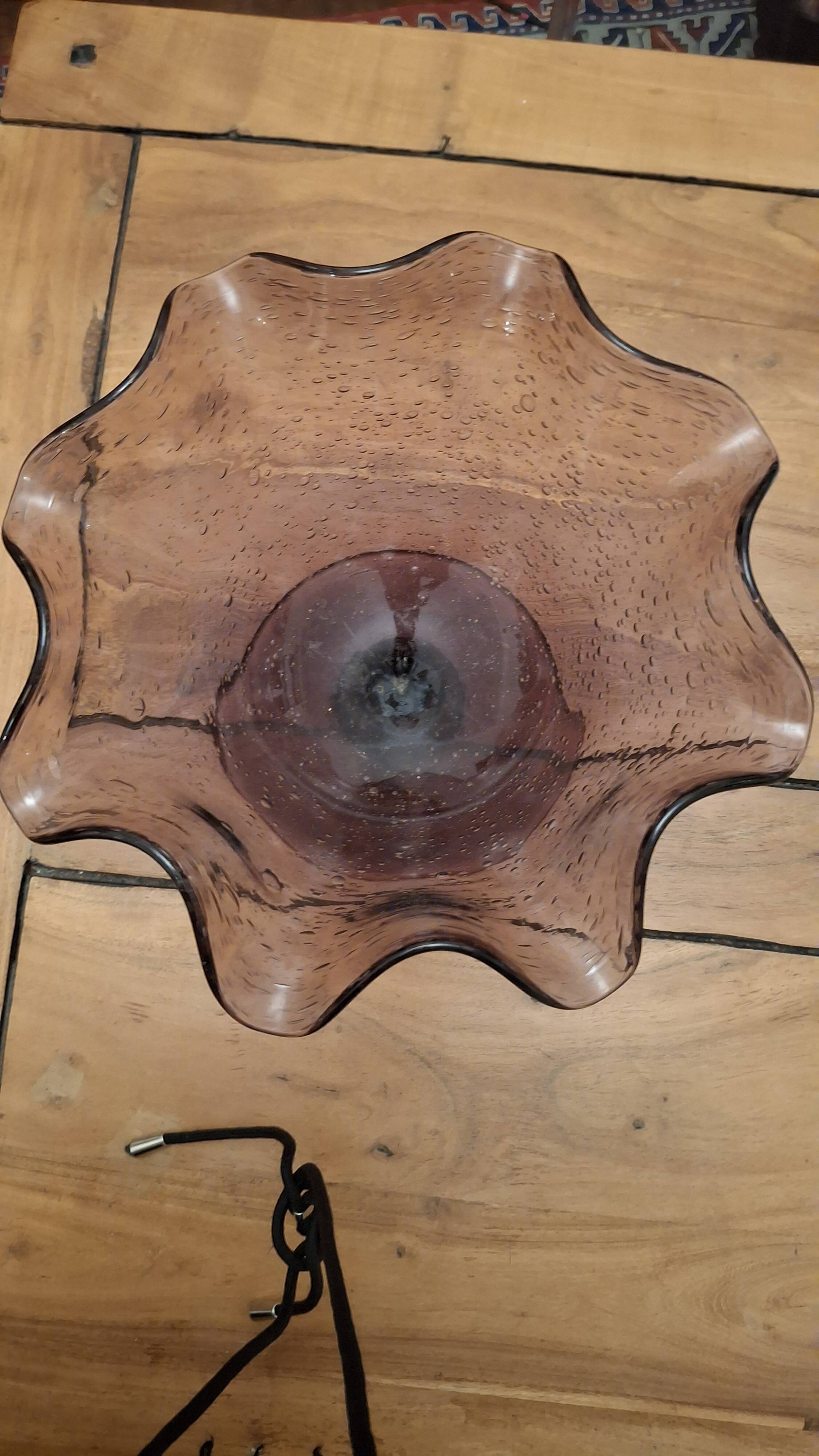 grande coupe en verre bulle