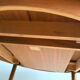 Vintage Scandinavian round table from the 50s and 60s in extendable teak with ra.
