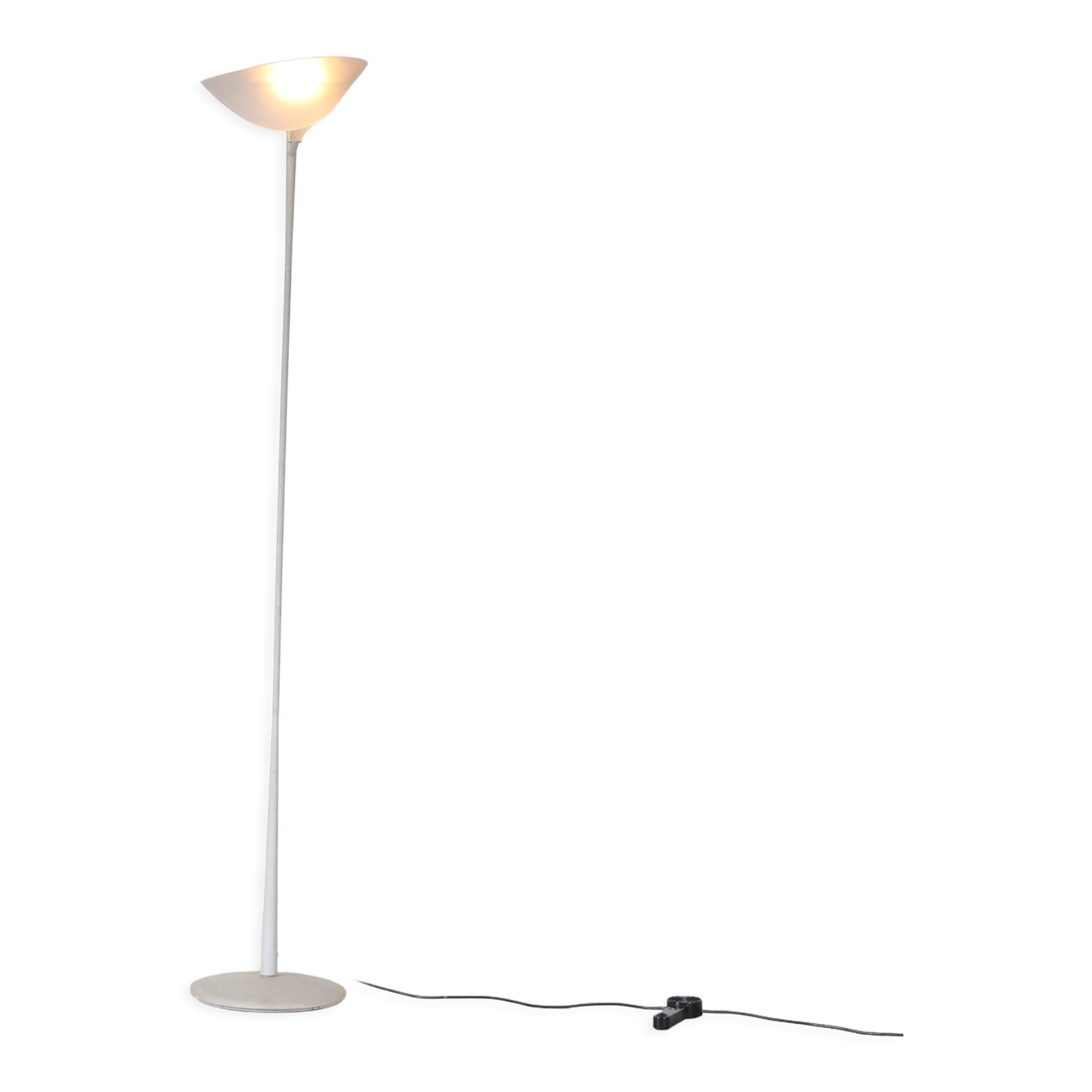 1970s Floor lamp with matte glass by Relco, Italy