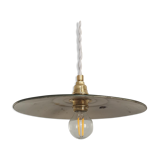 Suspension flat enamelled sheet black old, industrial, year 50