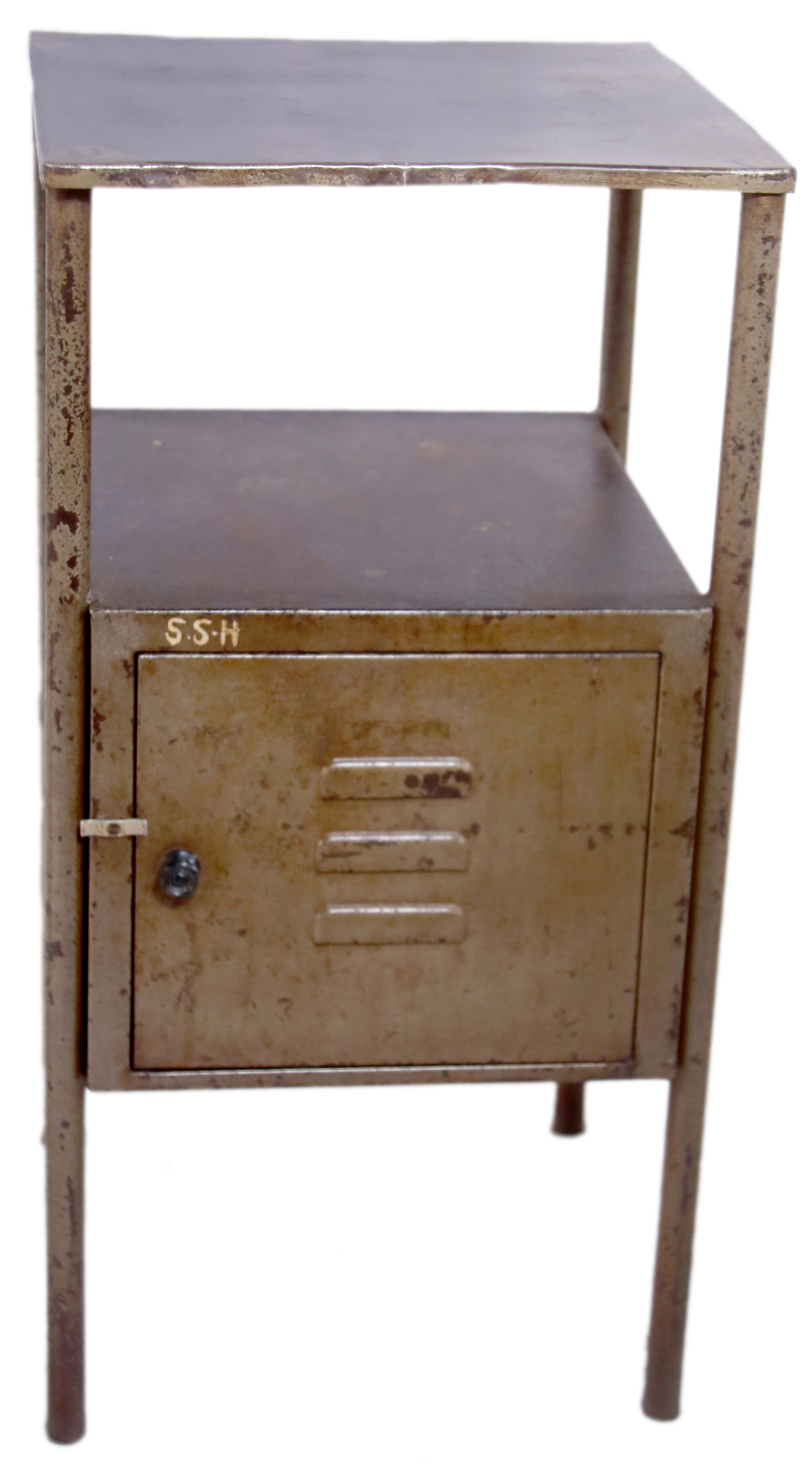 Night table - metal hospital bedside