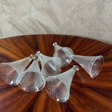 6 stemless champagne flutes