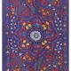 Hand knotted rug, vintage Turkish rug 104x192 cm