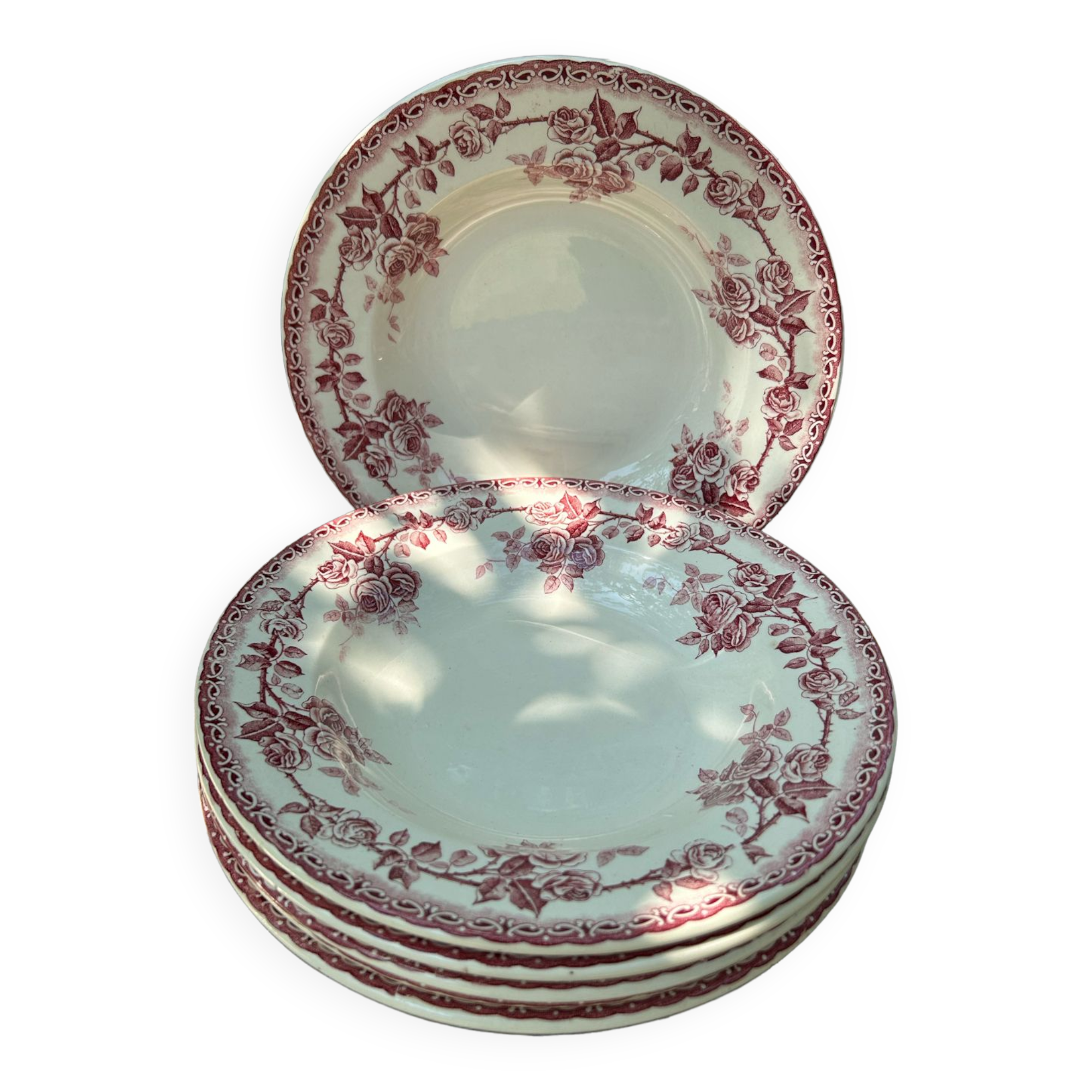 6 hollow plates Terre de Fer Choisy le roi