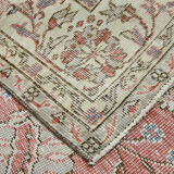 Farmhouse floral vintage area rug 322x219cm