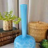 Blue opaline soliflore vase