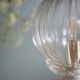 Ceramic lamp & striped glass