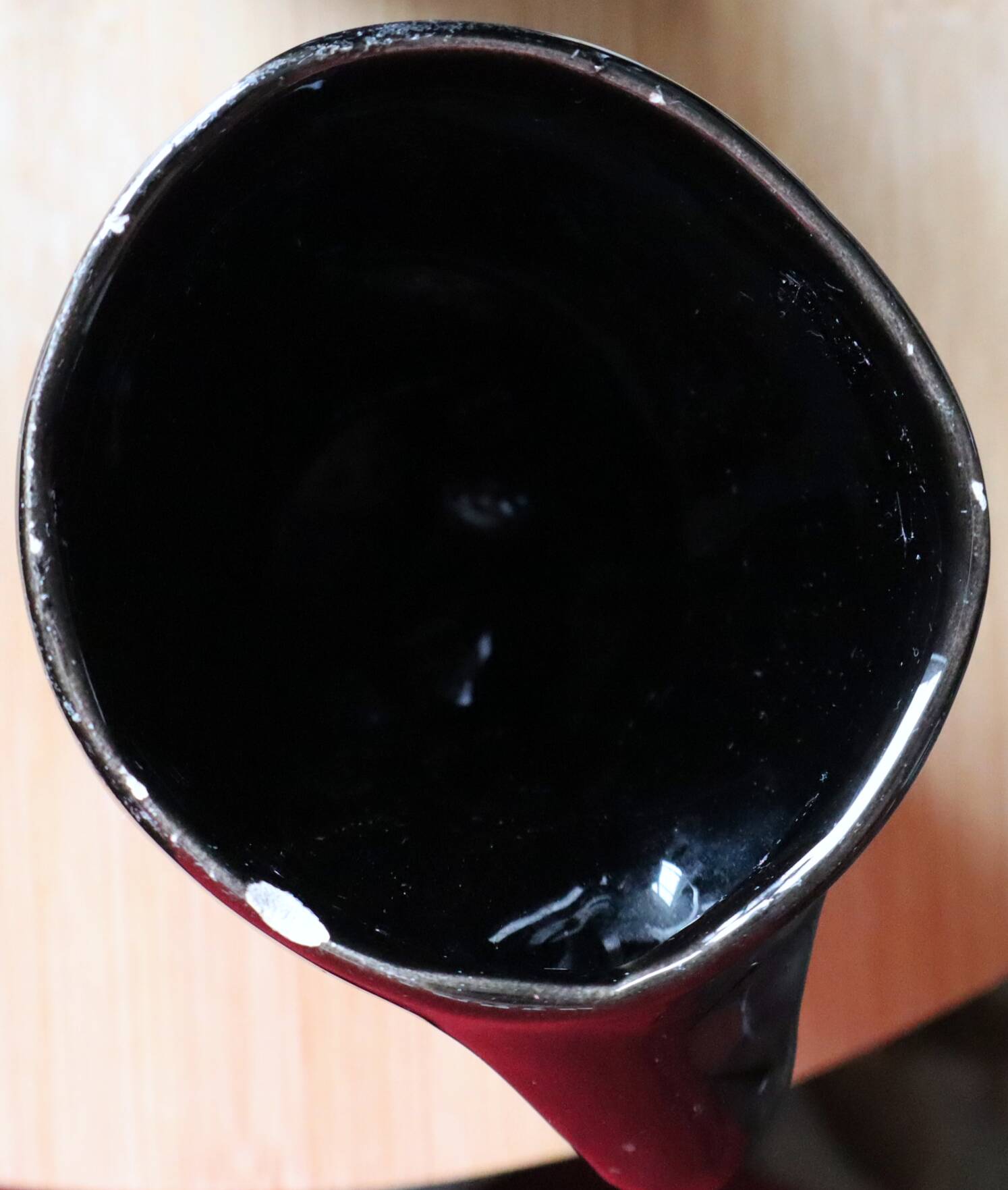 Brutalist drink service in volcanic ceramic Fat Lava (H25 cm) - 5