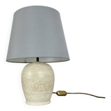 Large Travertine Marble Fratelli Mannelli Style Table Light Base, Italy, 1970s