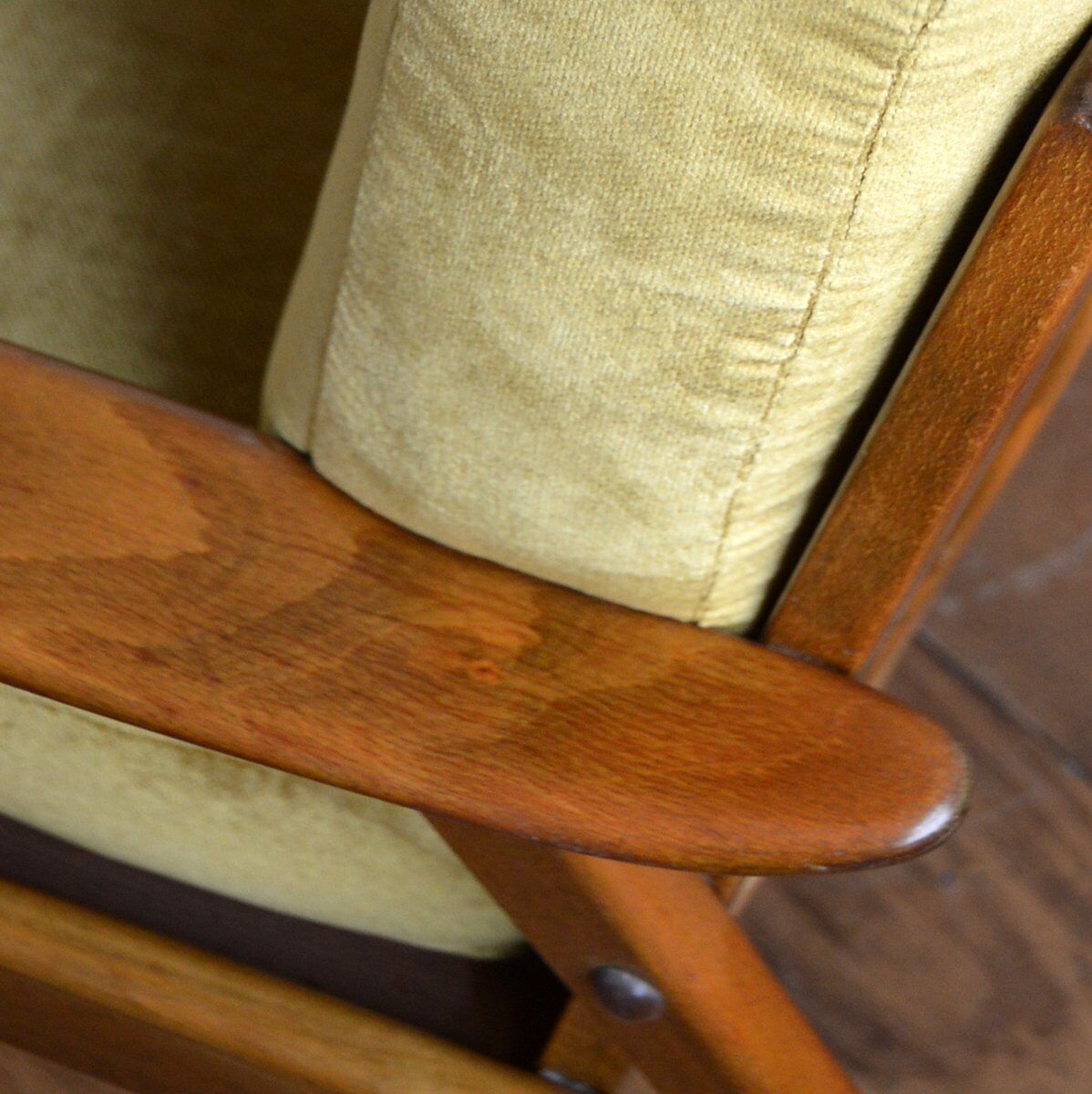 Pair of Scandinavian teak armchairs 1960s