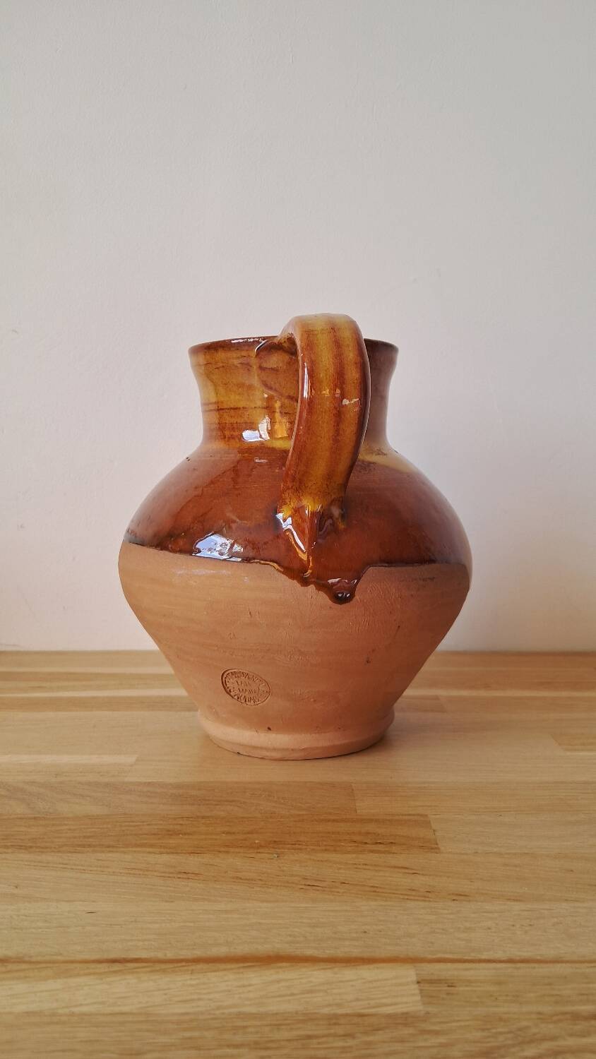 Glazed jug