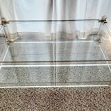 Table basse en Altuglass "Romeo" années 70/80s