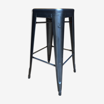 Tabouret de bar H Tolix acier brut