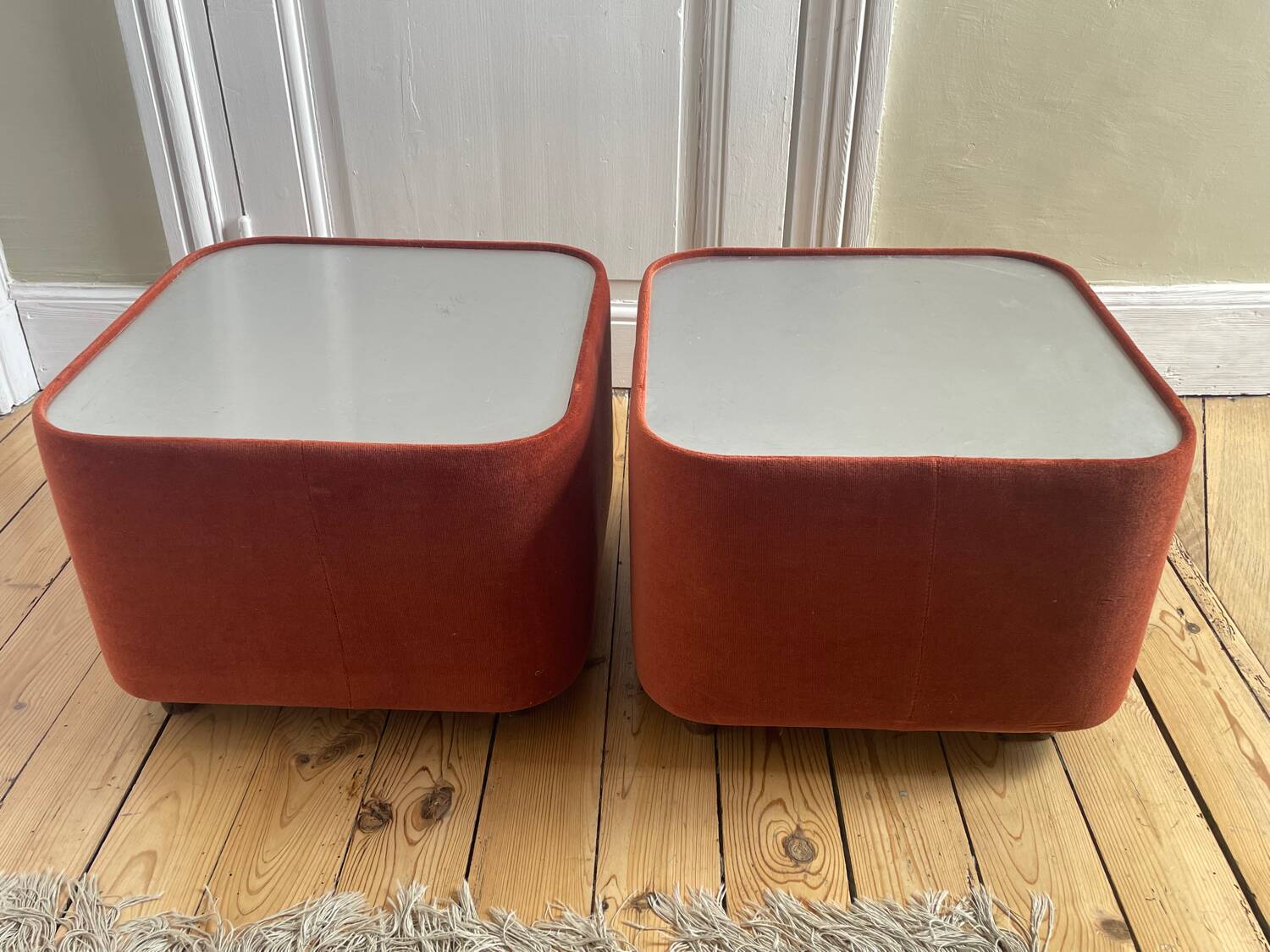 Pair of vintage bedside tables