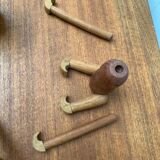 Danish mid-century wooden monkeys, set of 3