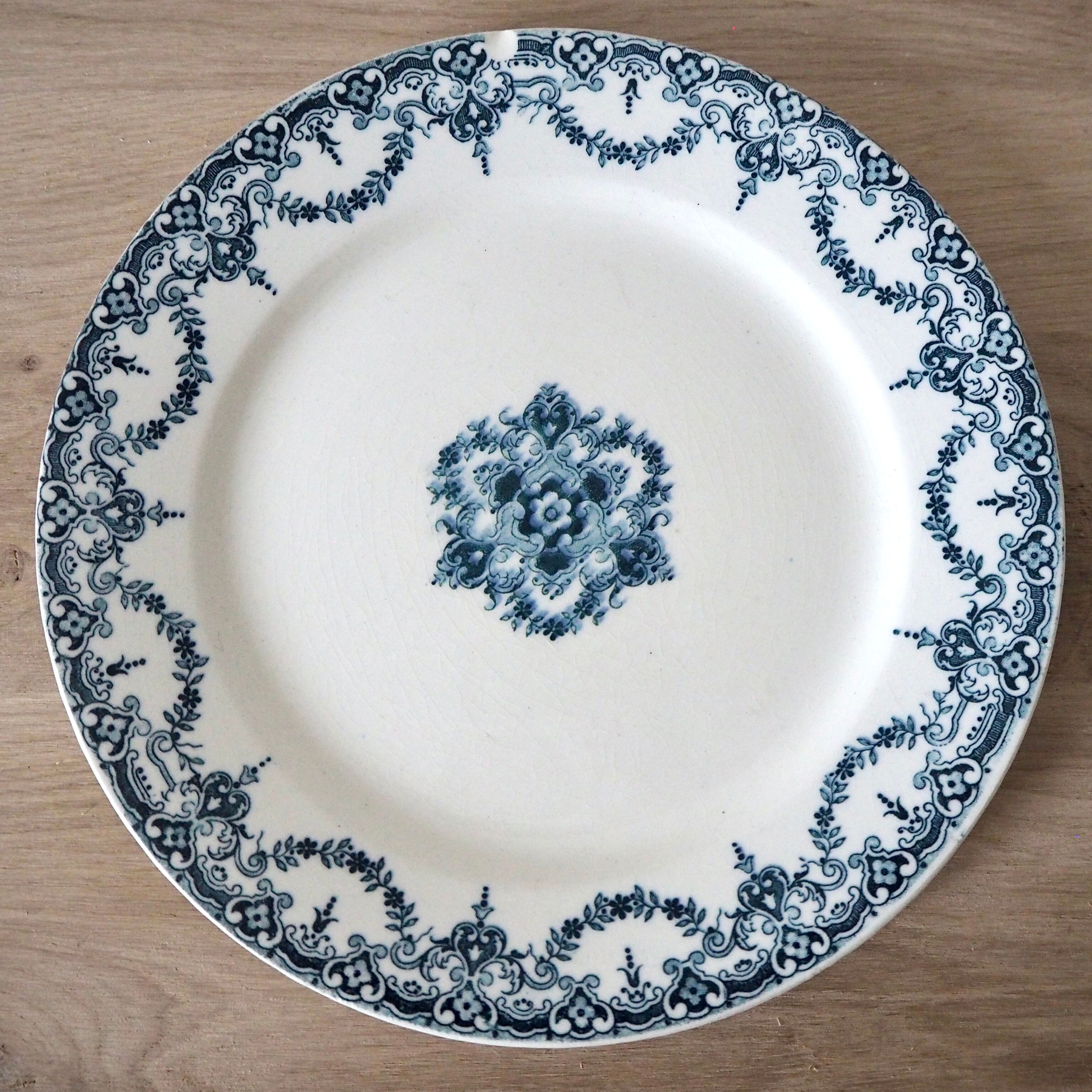Set de 5 assiettes dépareillées Terre de Fer