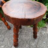 Pair of tripod stools