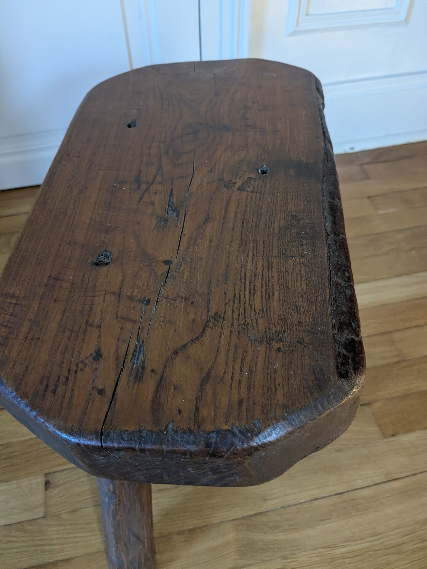 Brutalist tripod stool