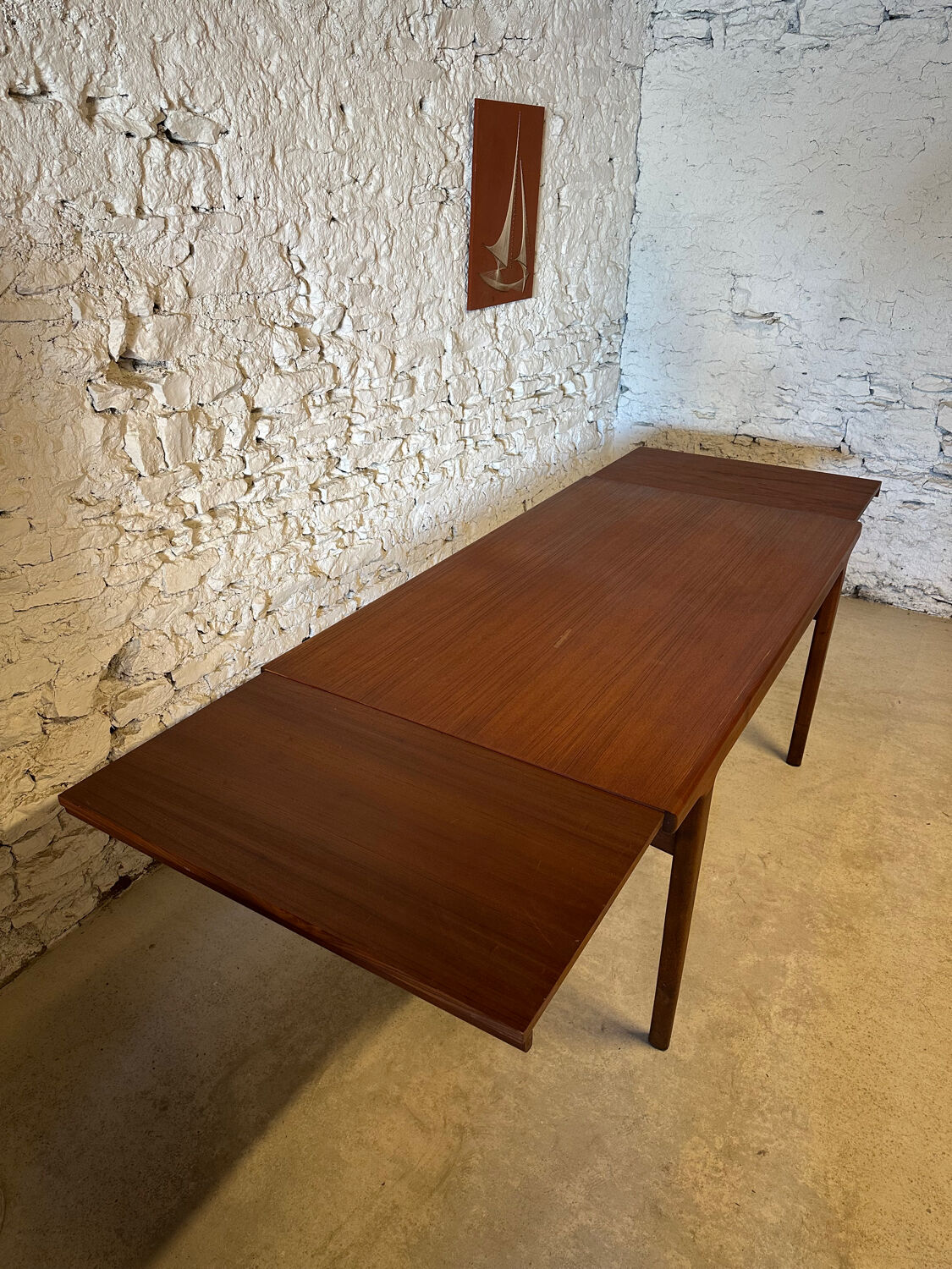 Scandinavian extendable dining table - Vintage