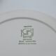 Old service 5 plates sarreguemines model roseline collection art table