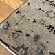 Antique Unique Aztec Design Muted Turkish Old Rug