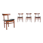 Inger Klingenberg dining chairs teak France & Son Denmark 1960
