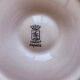 6 vintage pink oyster plates Longwy pottery