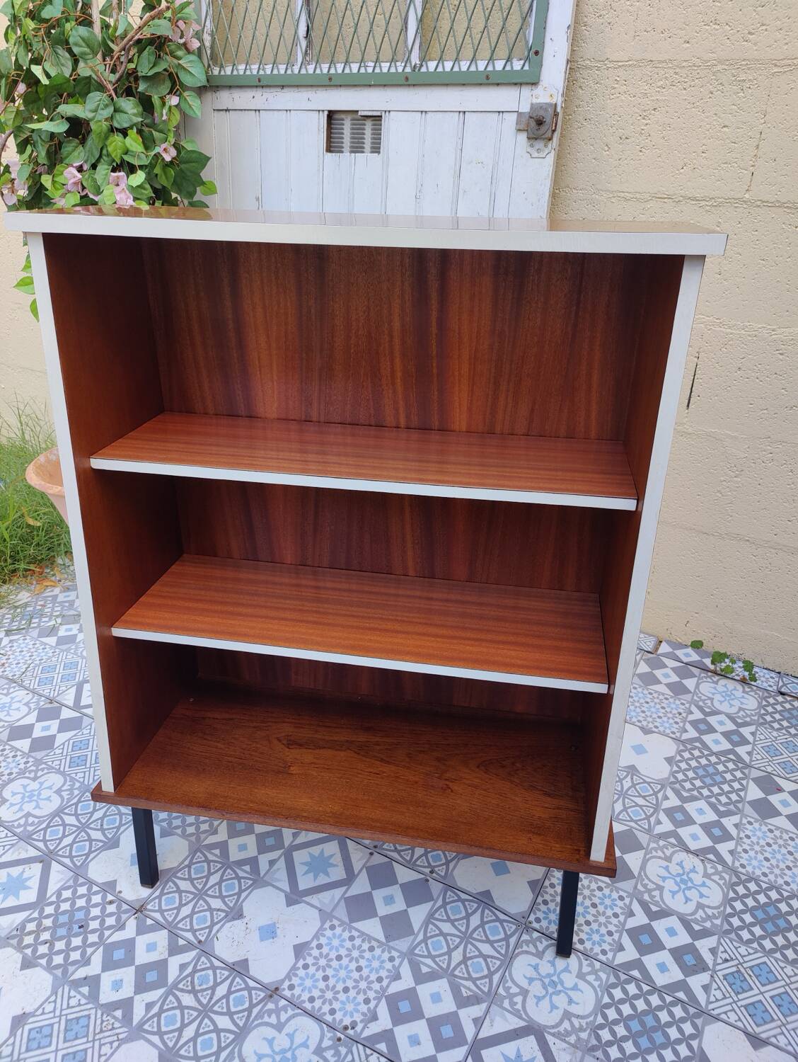 Bibliothèque vintage style mid-century modern