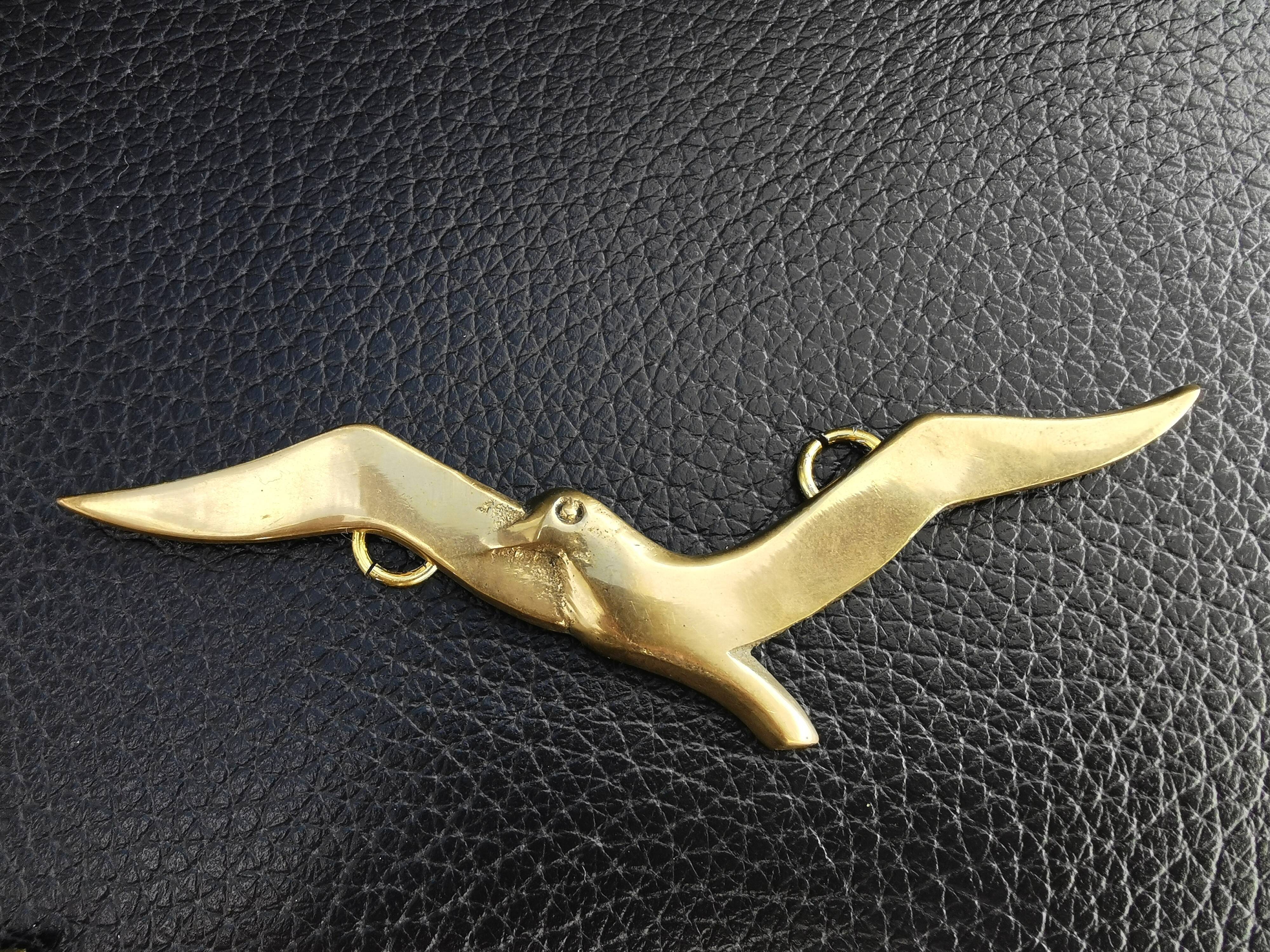 Set of 3 brass birds